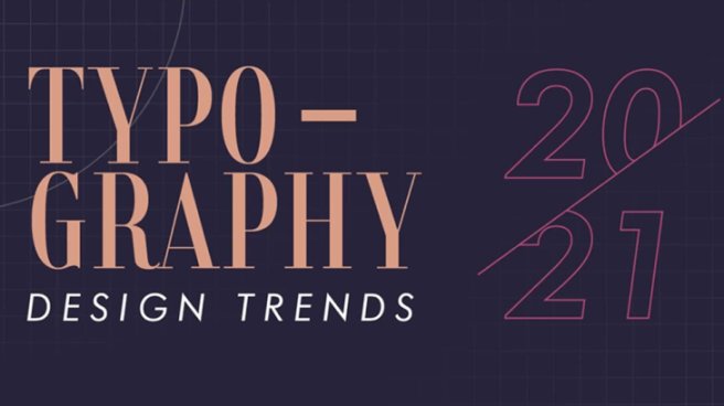 Typography Design Trends For 2021[Infographic]