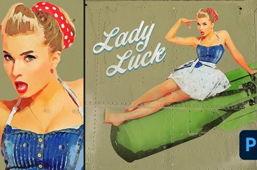 How to Create a Vintage Pin-Up Effect in Adobe Photoshop