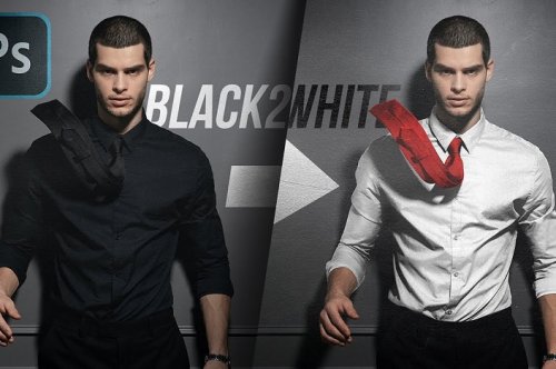 Turn EXTREME BLACK into White with Photoshop!