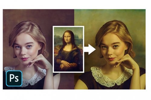 Copy Color Grading from Paintings with Photoshop!