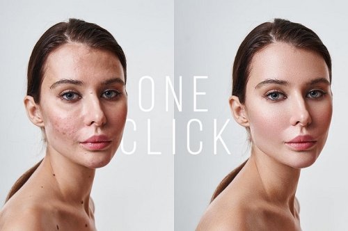 This A.I. Does High-End Skin Retouching with 1-Click! 