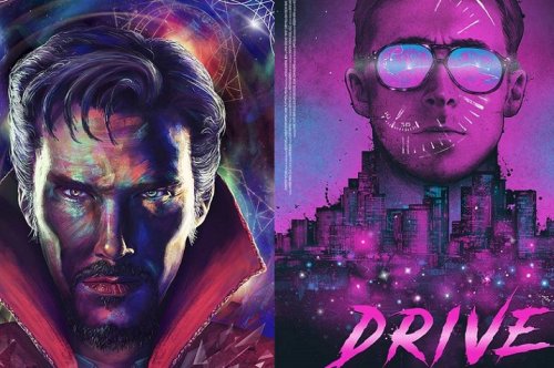 20 Epic Film Poster illustration Designs 