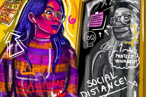 Art and lockdown: your drawings in the time of coronavirus