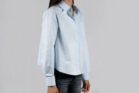 Light blue women shirt