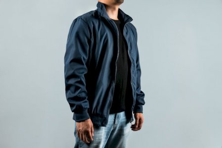 Man outerwear navy color