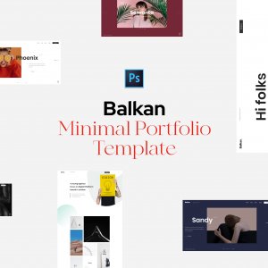 Balkan - Minimal portfolio PSD template