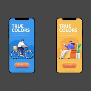 Life scene-space-illustration