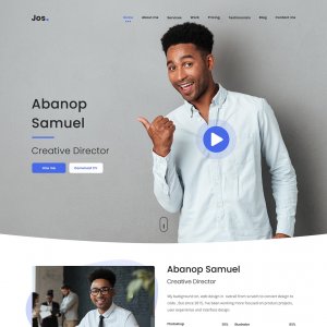 JOS Creative Portfolio PSD Template
