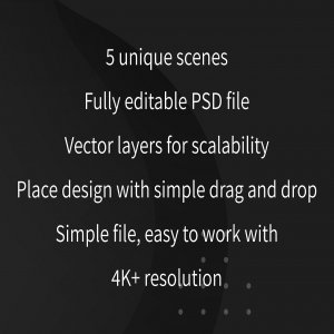 iPhone X Clay App Mockup Dark