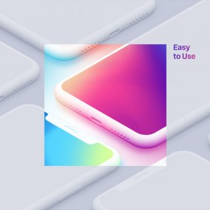 iPhone X Isometric Mockups