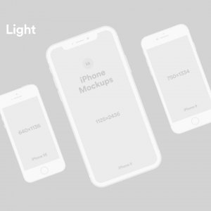 iPhone Vector Mockups