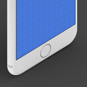 Isometric iPhone 7 Mockups White