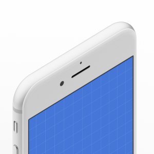 Isometric iPhone 7 Mockups White