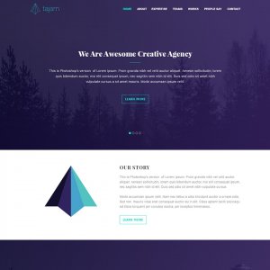 Tajam Agency Template