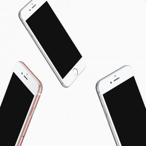 Floating iPhones