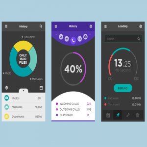 Bandwidth Monitor Application UI