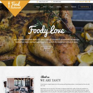 Food & Restaurant PSD Template