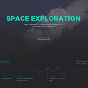 Space Exploration Web Template