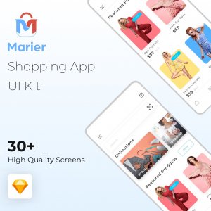 Marier Shopping App UI Kit