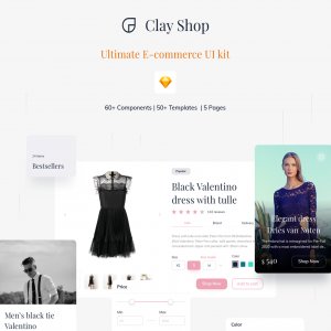 Clay Shop E-commerce UI Kit