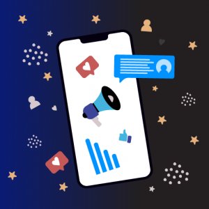 Social Media Marketing Illustration