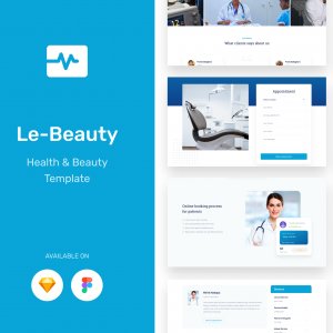 Lebeauty - Medical & Health UI KIT