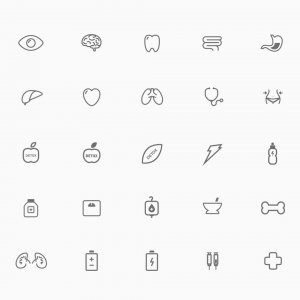 Healthies Icon Set