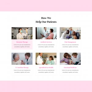 Be Healthy Medical Website UI Design