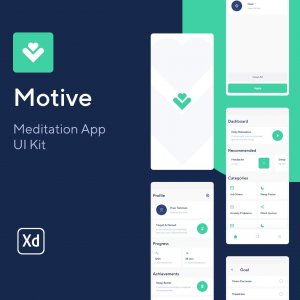 Motive Meditation App UI Kit