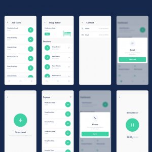 Motive Meditation App UI Kit