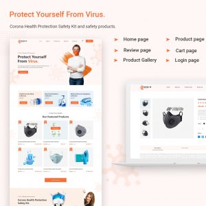 Ecommerce UI Kit to fight against covid19