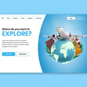 Retro Travel Vector Illustration Designs