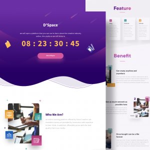 Dspace - landing page template