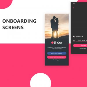 Tinder Redesign - Dark Mode UI Kit