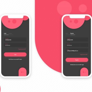 Mobile App Login Screen UI Kit