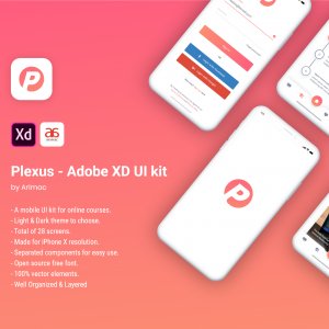 Plexus - Free Adobe XD UI kit
