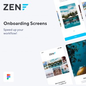 ZEN Mobile App Onboarding Screens UI Kit