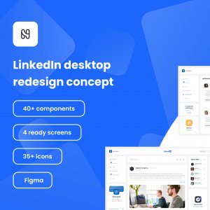 LinkedIn redesign concept
