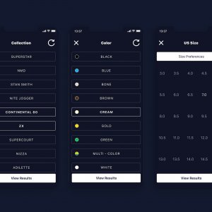 G.A.T - Sneaker Shop App UI Kit
