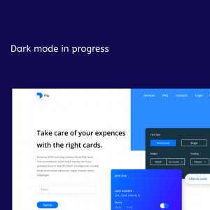 Card Landing Page
