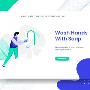 Illustration set Medical Protection