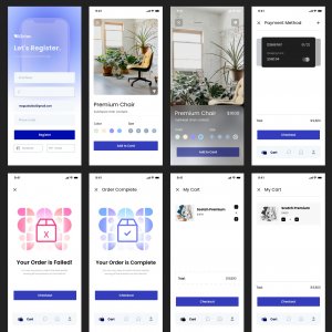 Kleine Free eCommerce UI Kit for Adobe XD