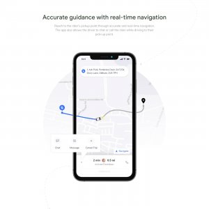 Yelow Taxi Driver App for Adobe XD