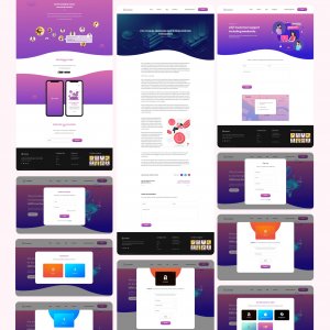 Coinbase Web and Mobile Free UI Kit