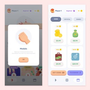 Epic Mobile Game UI Kit for Sketch