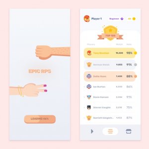 Epic Mobile Game UI Kit for Sketch