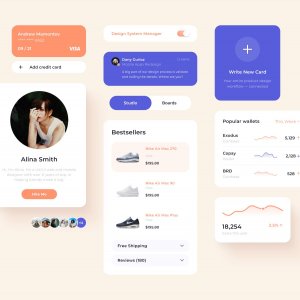 App UI Elements for Figma