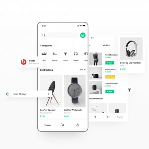 Shopping UI Kit for Adobe XD