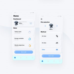 Pet Walk App UI Kit for Figma