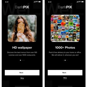 DarkPIX UI Kit for Adobe XD